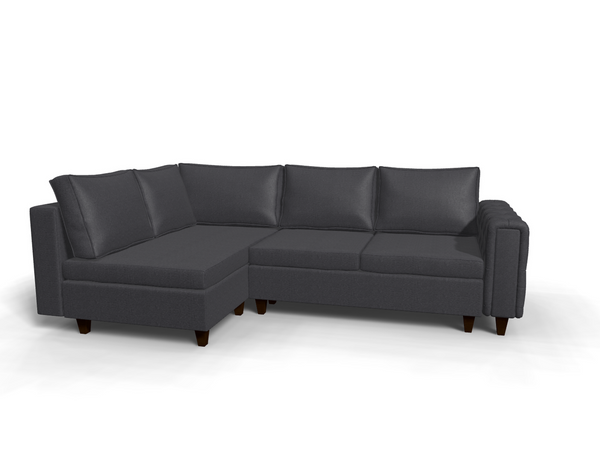Coltar extensibil Armani park 3 fara insula, la comanda, 100+ culori, cu picioare