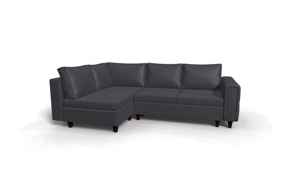 Coltar extensibil Armani park 3 fara insula, la comanda, 100+ culori, cu picioare