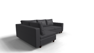 Coltar extensibil Armani park 3 fara insula, la comanda, 100+ culori, cu picioare
