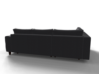 Coltar extensibil Armani park 3 fara insula, la comanda, 100+ culori, cu picioare