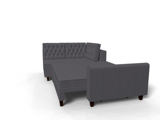 Coltar extensibil Astrid park 3 fara insula, la comanda, 100+ culori, cu picioare – 360°