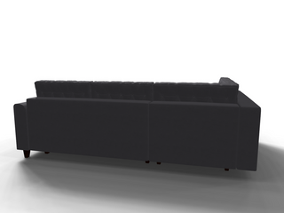 Coltar extensibil Astrid park 3 fara insula, la comanda, 100+ culori, cu picioare