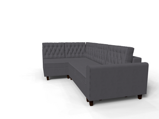 Coltar extensibil Astrid park 3 fara insula, la comanda, 100+ culori, cu picioare