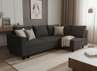 Coltar extensibil Azalea park 3 fara insula, la comanda, 100+ culori, cu picioare