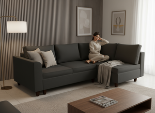 Coltar extensibil Azalea park 3 fara insula, la comanda, 100+ culori, cu picioare