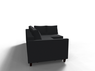 Coltar extensibil Azalea park 3 fara insula, la comanda, 100+ culori, cu picioare