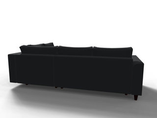 Coltar extensibil Azalea park 3 fara insula, la comanda, 100+ culori, cu picioare