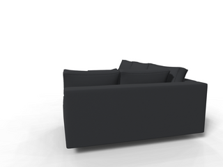 Coltar extensibil Azalea park 3 fara insula, la comanda, 100+ culori, cu picioare