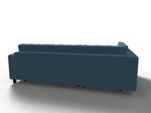 Coltar extensibil Camille park 3 fara insula, la comanda, 100+ culori, cu picioare