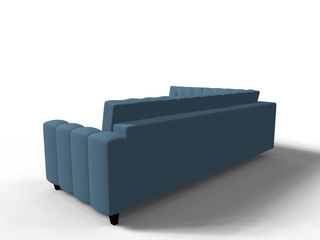 Coltar extensibil Camille park 3 fara insula, la comanda, 100+ culori, cu picioare