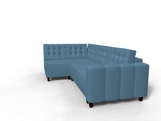 Coltar extensibil Camille park 3 fara insula, la comanda, 100+ culori, cu picioare