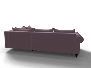 Coltar extensibil Cassandra park 3 fara insula, la comanda, 100+ culori, cu picioare