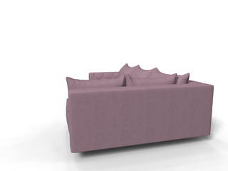 Coltar extensibil Cassandra park 3 fara insula, la comanda, 100+ culori, cu picioare