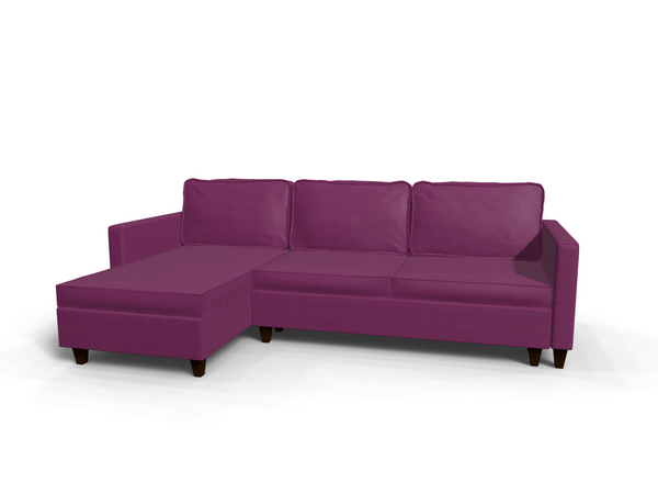 Coltar extensibil Charlotte park 2, la comanda, 100+ culori, cu picioare