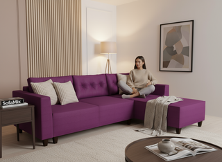 Coltar extensibil Daniella park 2, la comanda, 100+ culori, cu picioare