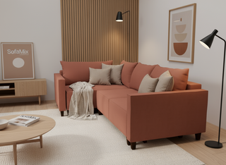 Coltar extensibil Ember colt park cu cotiera, la comanda, 100+ culori, cu picioare