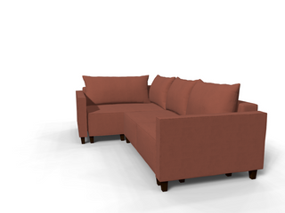 Coltar extensibil Ember colt park cu cotiera, la comanda, 100+ culori, cu picioare