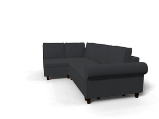 Coltar extensibil Genevieve park 3 fara insula, la comanda, 100+ culori, cu picioare