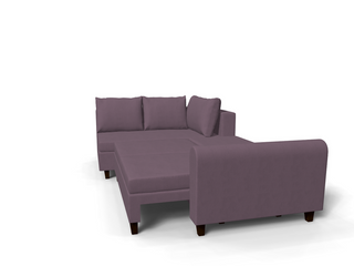 Coltar extensibil Gracelynn park 3 fara insula, la comanda, 100+ culori, cu picioare – 360°