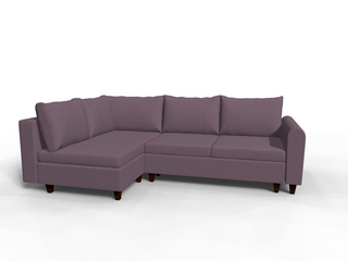 Coltar extensibil Gracelynn park 3 fara insula, la comanda, 100+ culori, cu picioare