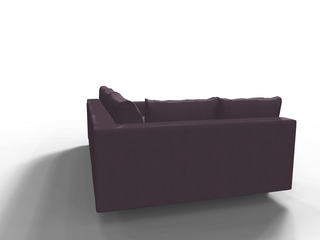 Coltar extensibil Gracelynn park 3 fara insula, la comanda, 100+ culori, cu picioare