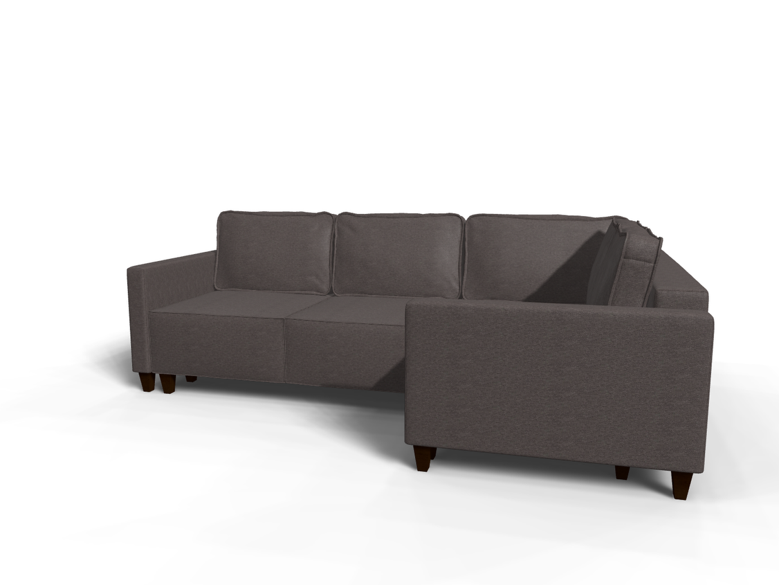 Coltar extensibil Isla colt park cu cotiera, la comanda, 100+ culori, cu picioare