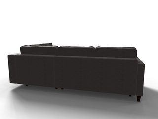 Coltar extensibil Isla colt park cu cotiera, la comanda, 100+ culori, cu picioare