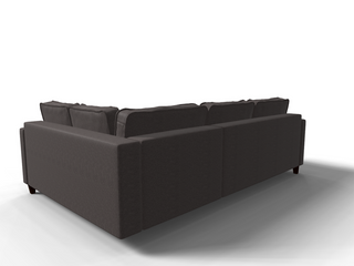 Coltar extensibil Isla colt park cu cotiera, la comanda, 100+ culori, cu picioare