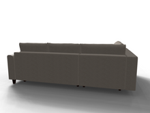 Coltar extensibil Itzel park 3 fara insula, la comanda, 100+ culori, cu picioare