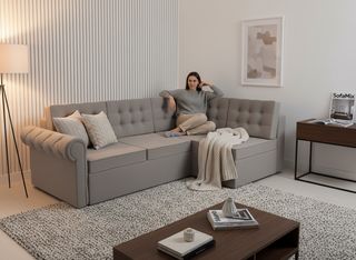 Coltar extensibil Jazlyn park 3 fara insula, la comanda, 100+ culori