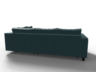 Coltar extensibil Journee park 3 fara insula, la comanda, 100+ culori, cu picioare