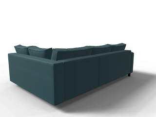 Coltar extensibil Journee park 3 fara insula, la comanda, 100+ culori, cu picioare