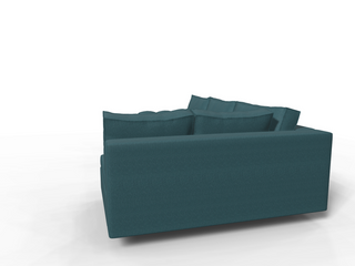 Coltar extensibil Journee park 3 fara insula, la comanda, 100+ culori, cu picioare