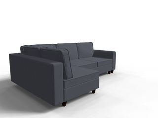 Coltar extensibil Katalina park 3 fara insula, la comanda, 100+ culori, cu picioare