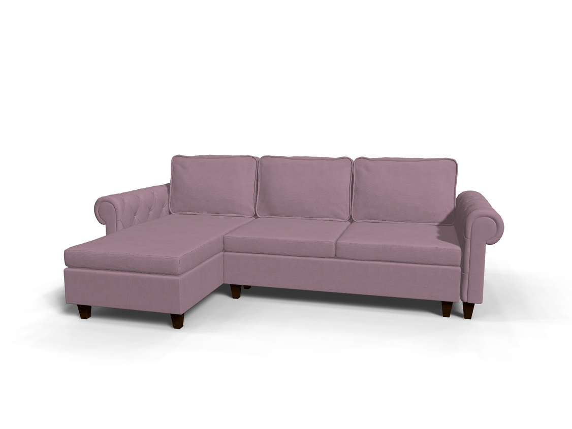 Coltar extensibil Katie park 2, la comanda, 100+ culori, cu picioare