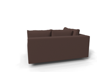 Coltar extensibil Kendall park 3 fara insula, la comanda, 100+ culori, cu picioare – 360°