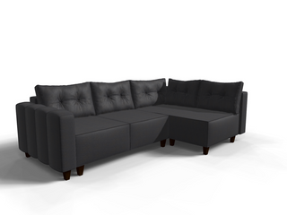 Coltar extensibil Lennon park 3 fara insula, la comanda, 100+ culori, cu picioare