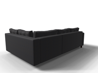 Coltar extensibil Lennon park 3 fara insula, la comanda, 100+ culori, cu picioare