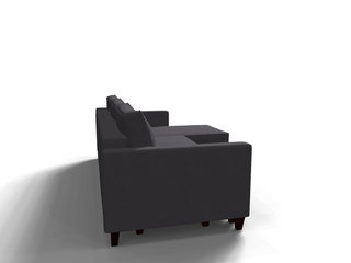 Coltar extensibil Luna park 2, la comanda, 100+ culori, cu picioare