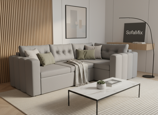 Coltar extensibil Mabel colt park cu cotiera, la comanda, 100+ culori