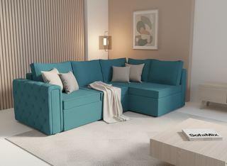 Coltar extensibil Makayla park 3 fara insula, la comanda, 100+ culori