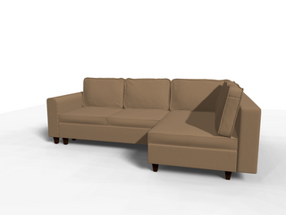 Coltar extensibil Mariah park 3 fara insula, la comanda, 100+ culori, cu picioare