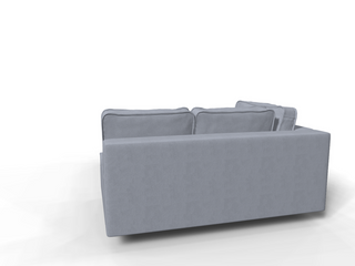 Coltar extensibil Mariam park 3 fara insula, la comanda, 100+ culori, cu picioare – 360°