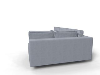 Coltar extensibil Mariam park 3 fara insula, la comanda, 100+ culori, cu picioare