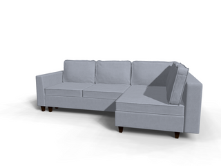 Coltar extensibil Mariam park 3 fara insula, la comanda, 100+ culori, cu picioare