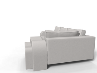 Coltar extensibil Melina colt park cu cotiera, la comanda, 100+ culori, cu picioare