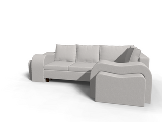 Coltar extensibil Melina colt park cu cotiera, la comanda, 100+ culori, cu picioare