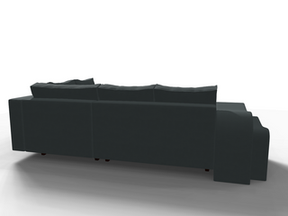 Coltar extensibil Melina park 3 fara insula, la comanda, 100+ culori, cu picioare