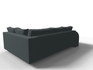 Coltar extensibil Melina park 3 fara insula, la comanda, 100+ culori, cu picioare