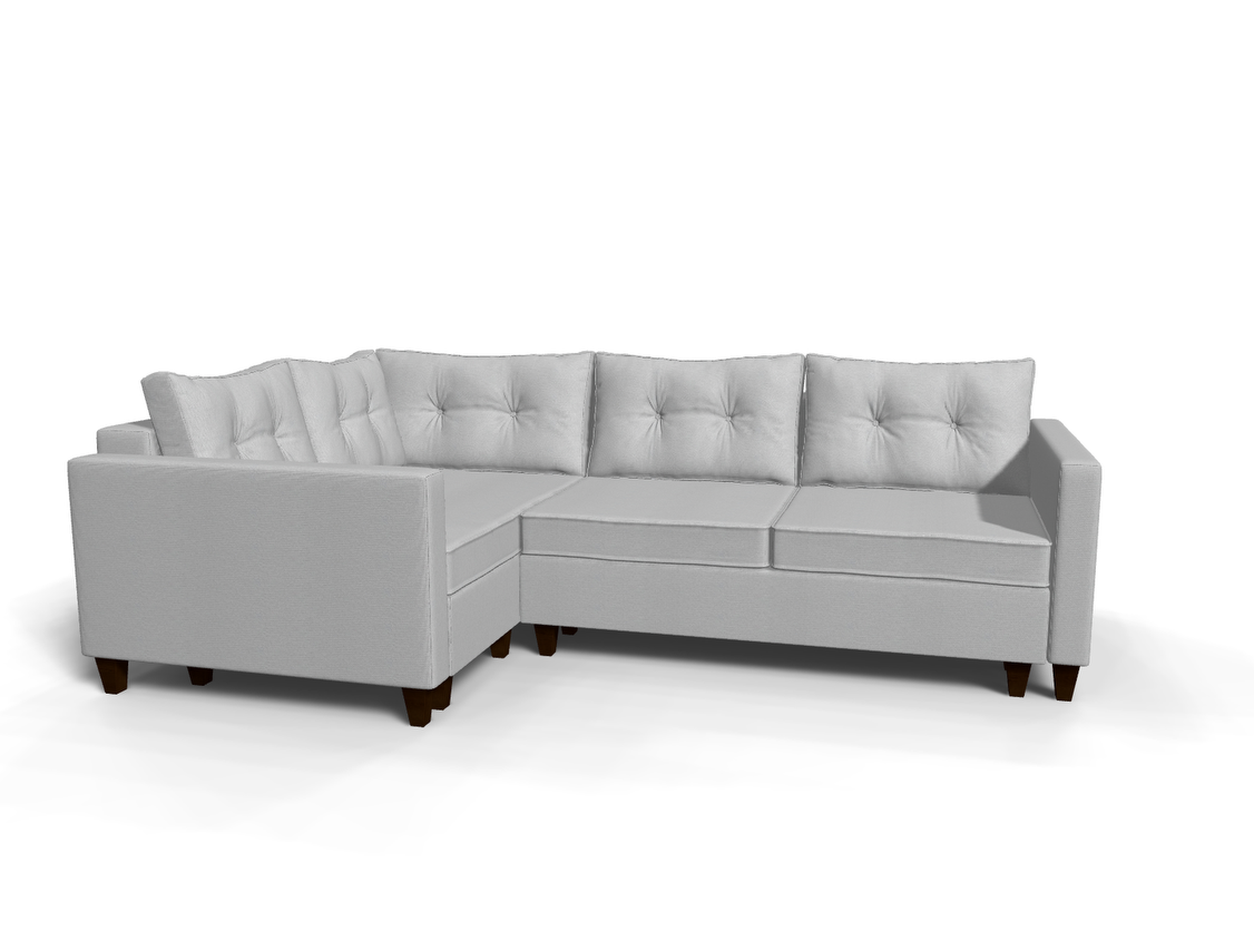 Coltar extensibil Mia colt park cu cotiera, la comanda, 100+ culori, cu picioare